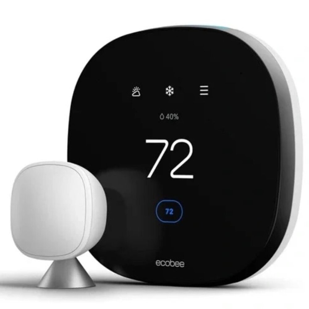 Ecobee Smart Thermostat with Voice Control and Room Sensor